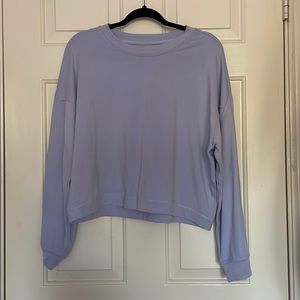 Long sleeve modal fleece shirt